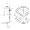 SUZUK 4350083810000 Brake Drum